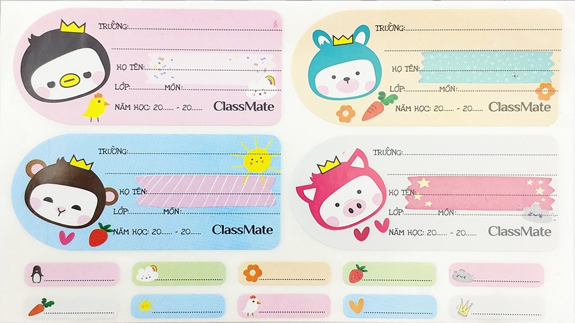 Nhãn vở đẹp có quan trọng hay không?