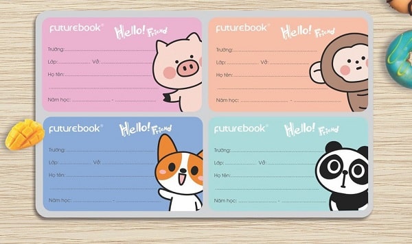 Những thông tin cần có trên nhãn vở