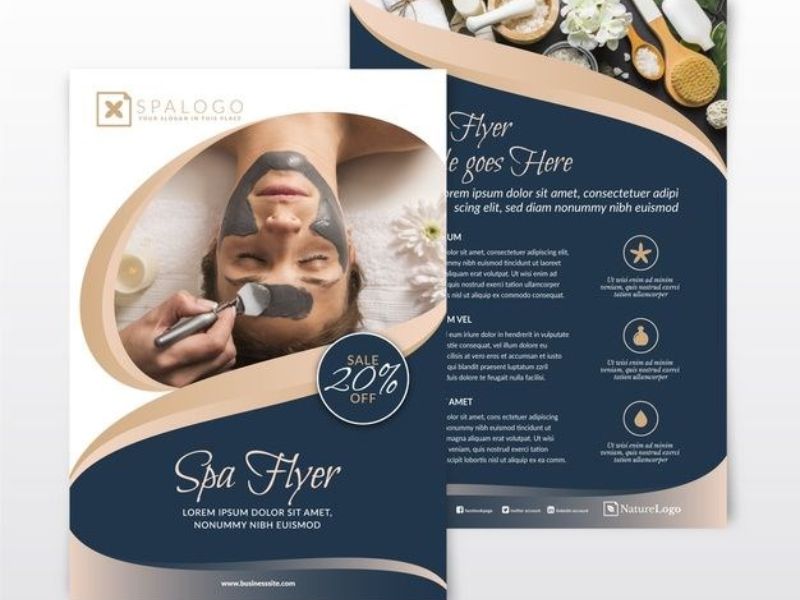 Mẫu phiếu quà tặng của spa tham khảo 2