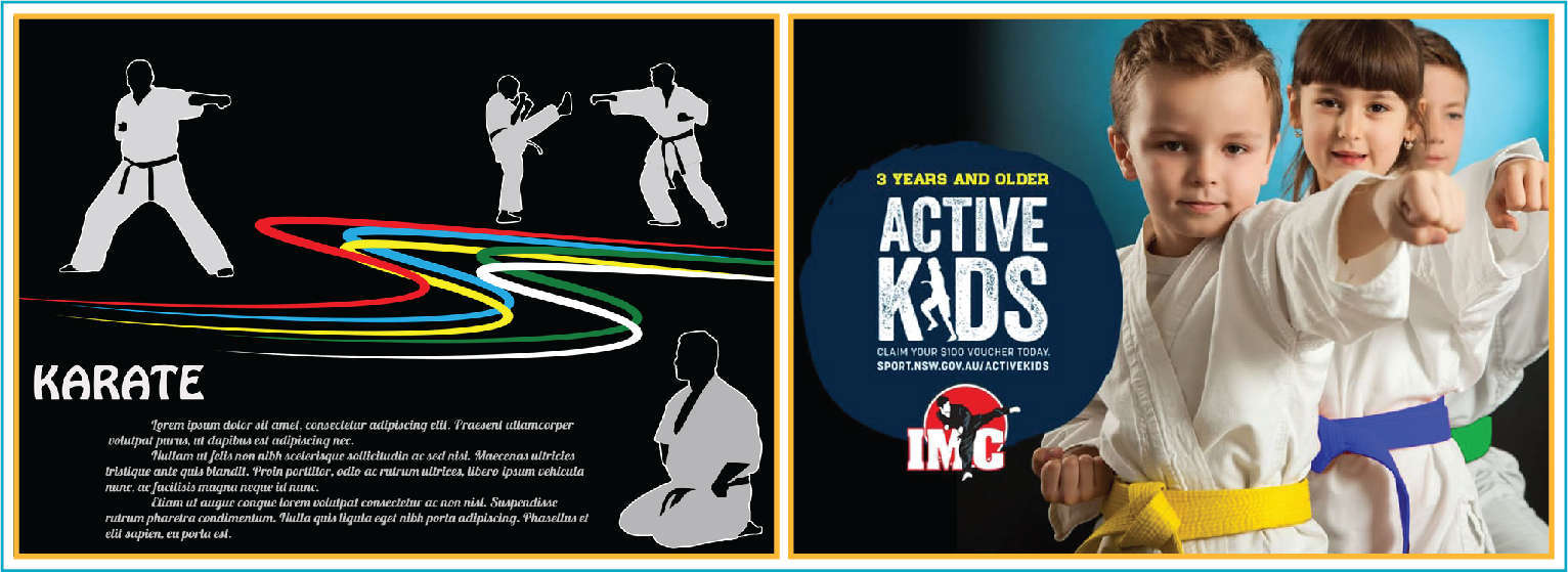 Mẫu poster quảng cáo lớp võ thuật