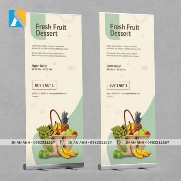 Mẫu standee quảng cáo sản phẩm 7