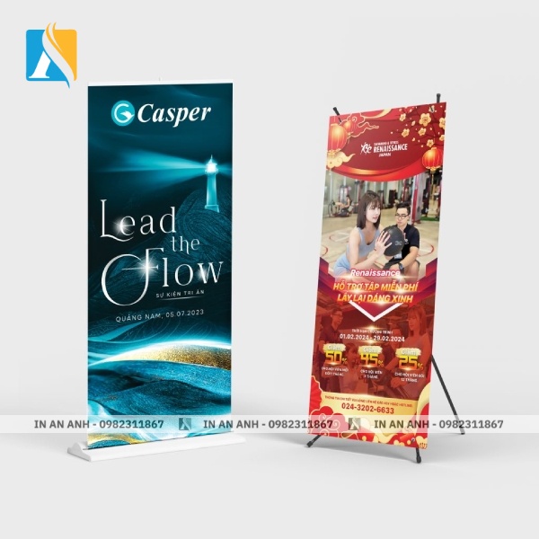 Mẫu standee sự kiện sang trọng