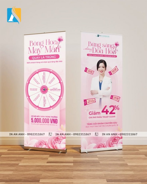 Mẫu standee spa, làm đẹp 1