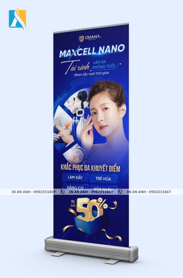Mẫu standee spa, làm đẹp 6