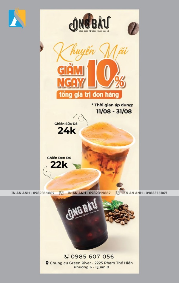 Mẫu standee quảng cáo sản phẩm 5