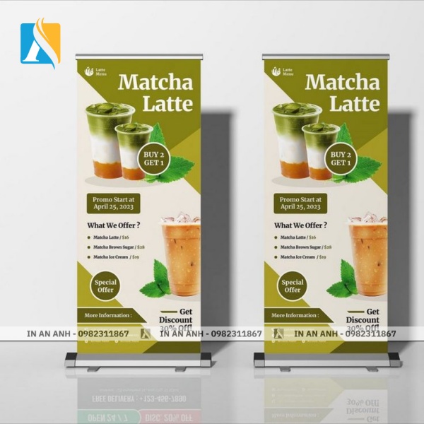 Mẫu standee quảng cáo sản phẩm 6