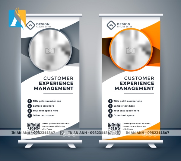 Mẫu standee sự kiện tinh tế