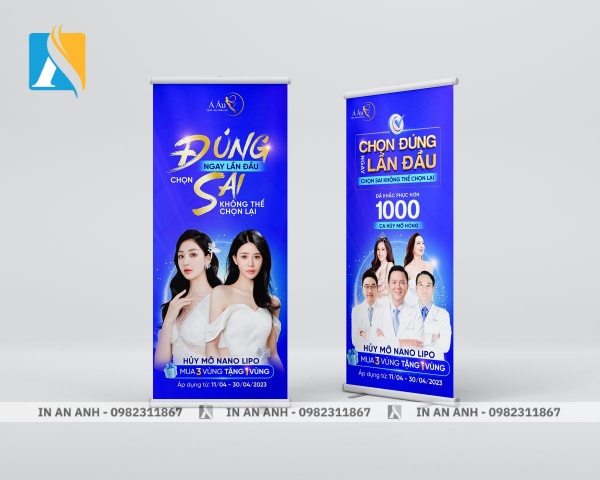 Mẫu standee spa, làm đẹp 4