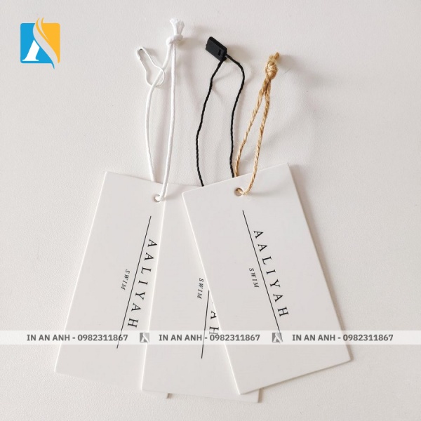 Mẫu tag quần áo đơn giản, tinh tế