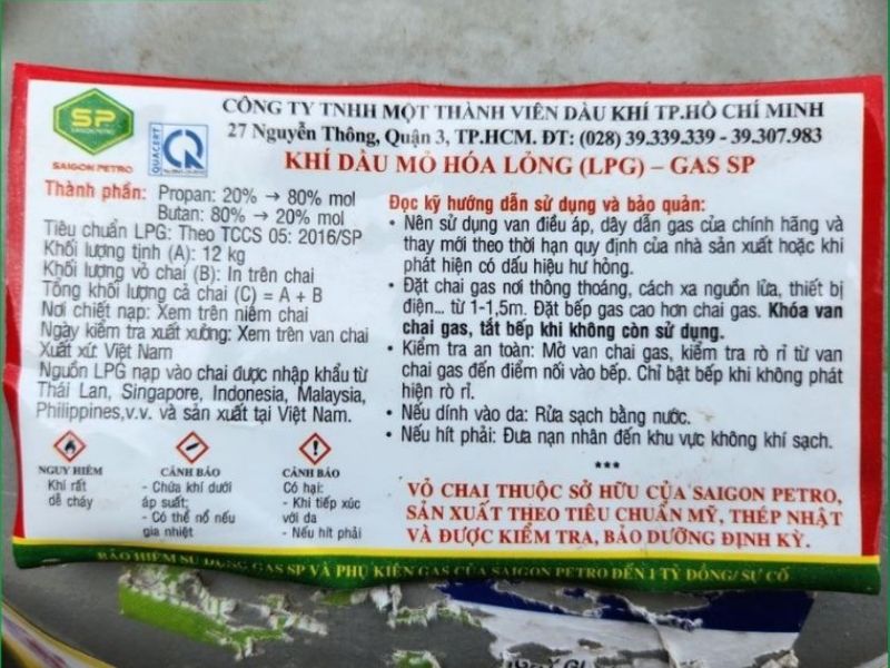 Chất liệu in tem dán bình gas có thể lựa chọn theo nhu cầu