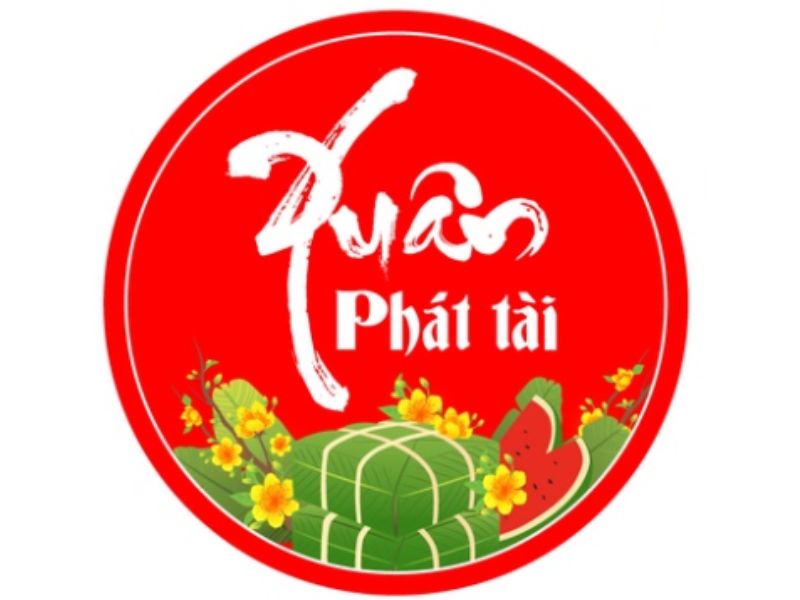 Mẫu tem dán quà tết đẹp tham khảo 3