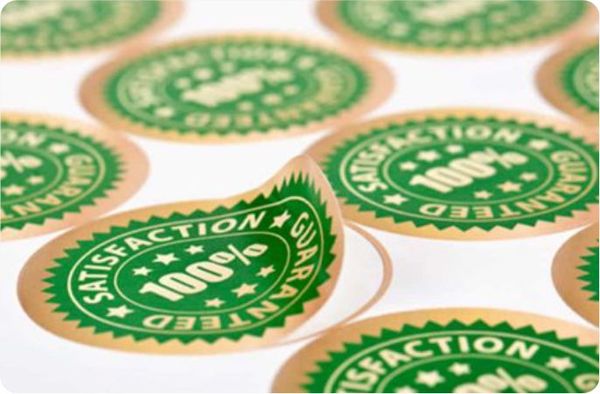 Tem tròn thiết kế tối giản, bắt mắt