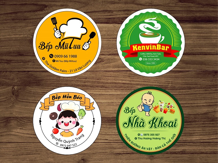 Tem tròn đa năng cho sản phẩm của bạn