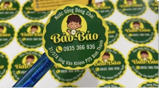 Mẫu tem bắt mắt, màu sắc nhã nhặn.