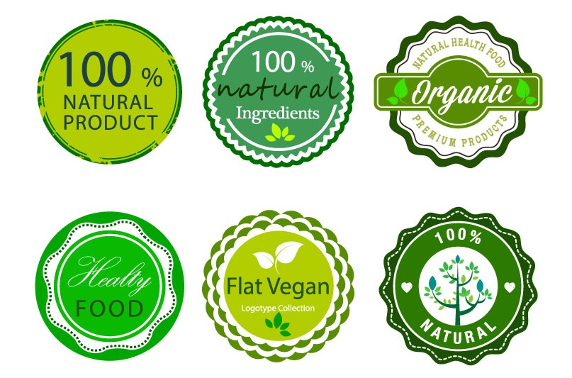 Tem tròn phù hợp với những sản phẩm thiên nhiên