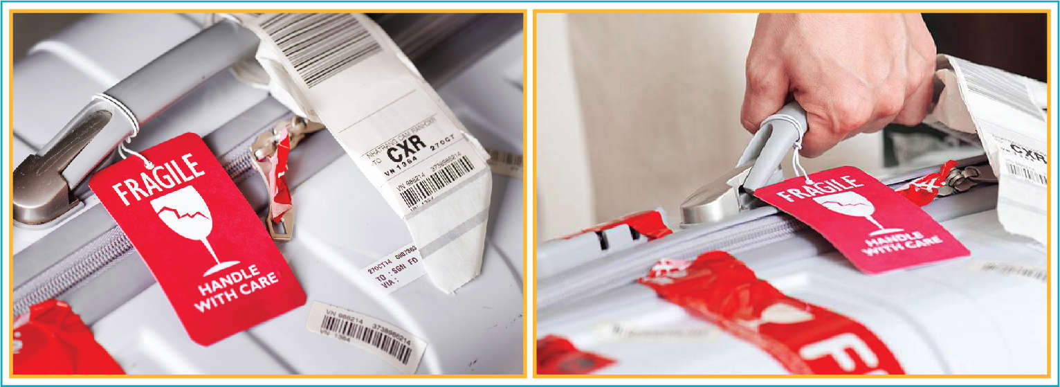 mẫu thẻ bài vali