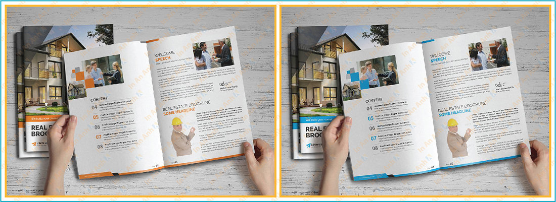mẫu thiết kế brochure ngành bất động sản