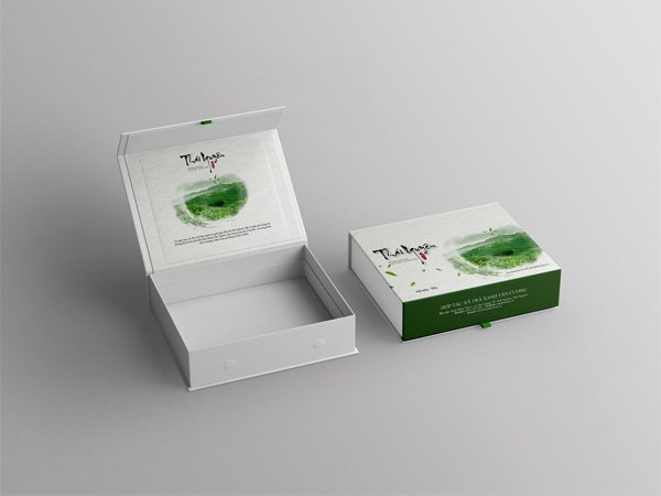 Mẫu hộp trà đơn giản, nhỏ gọn