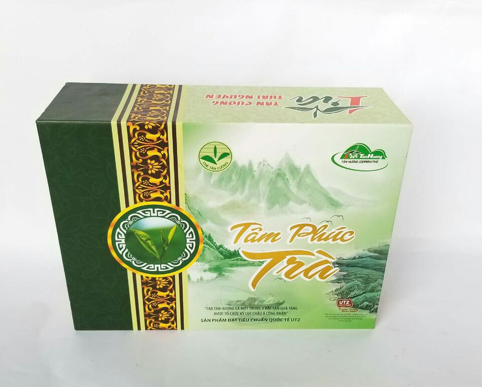 Hộp trà bằng giấy, thiết kế thông dụng nhất