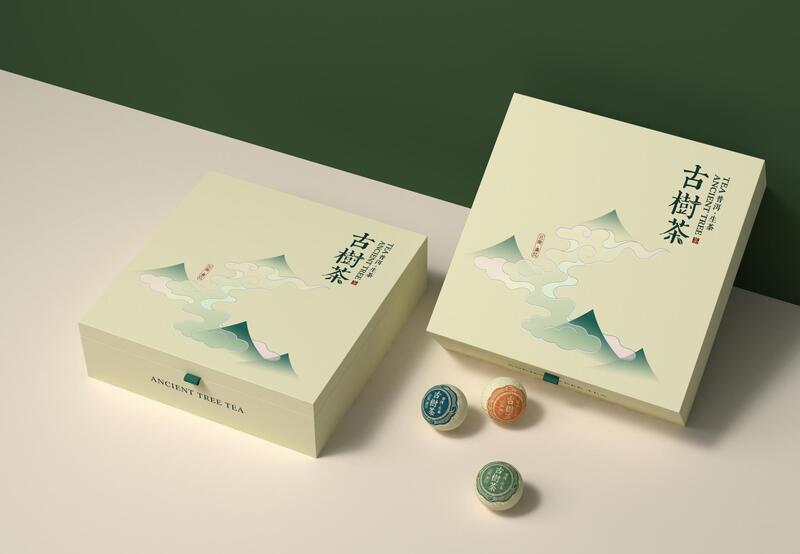 Thiết kế hộp trà dãy núi trùng điệp, lạ mắt