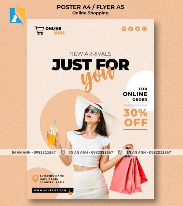 Mẫu tờ rơi khai trương shop thời trang 3