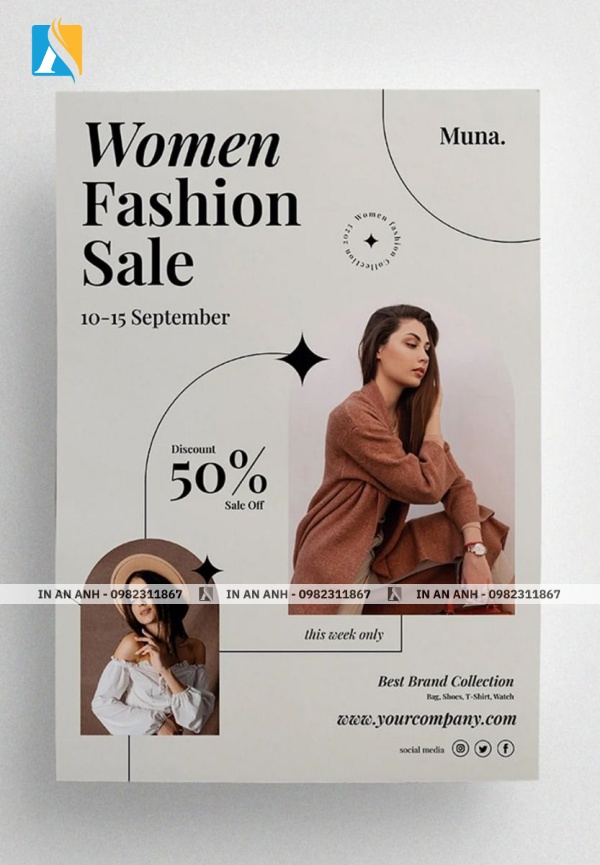 Mẫu tờ rơi khai trương shop thời trang 7