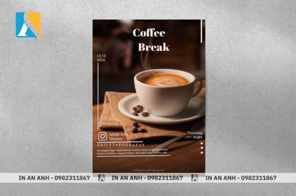 Mẫu tờ rơi khai trương quán trà sữa, cafe 6