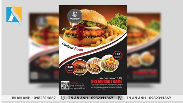 Mẫu tờ rơi khai trương nhà hàng, quán ăn 6