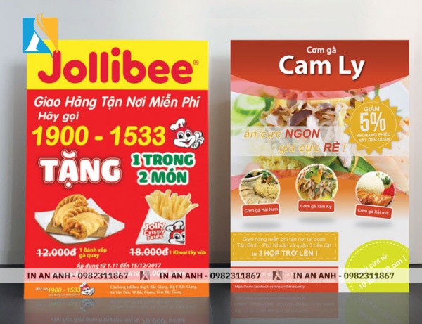 Mẫu tờ rơi khai trương nhà hàng, quán ăn 7