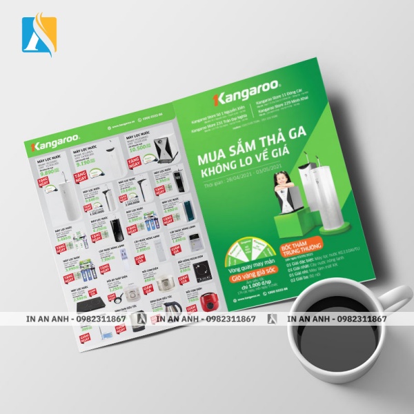 Mẫu tờ rơi khai trương siêu thị, cửa hàng tiện lợi 2