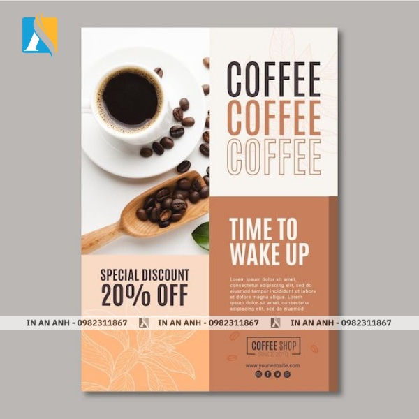 Mẫu tờ rơi khai trương quán trà sữa, cafe 5