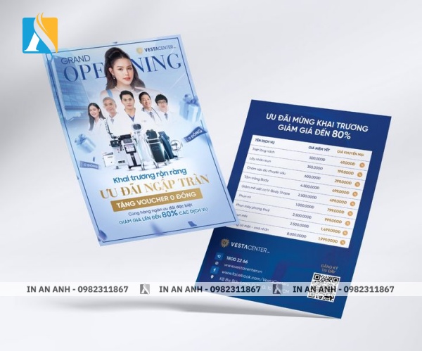 Mẫu tờ rơi khai trương spa, thẩm mỹ viện 5