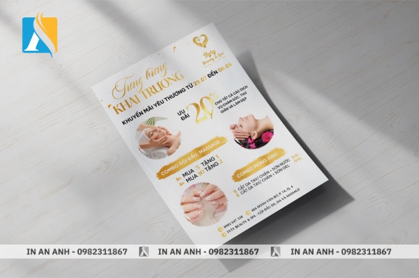 Mẫu tờ rơi khai trương spa, thẩm mỹ viện 4
