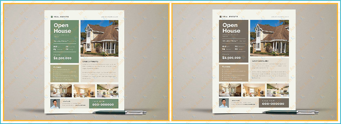 mẫu tờ rơi quảng cáo dự án bất động sản
