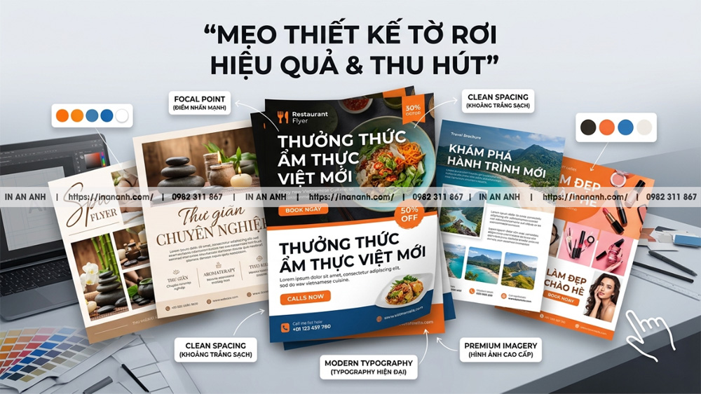Mẹo Thiết Kế Tờ Rơi Quảng Cáo Hiệu Quả Và Thu Hút