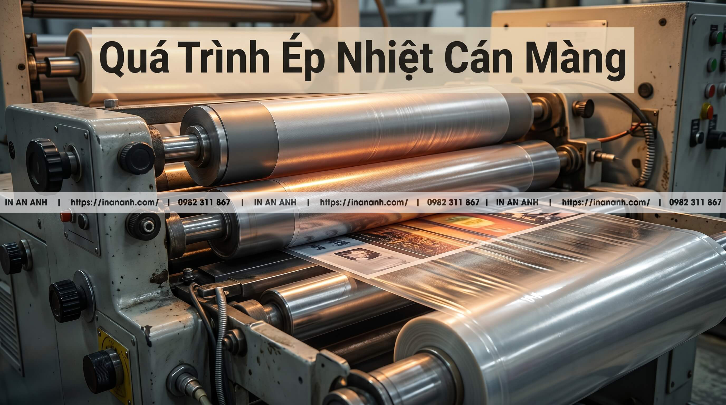 Nguyên Lý Hoạt Động Của Quá Trình Ép Nhiệt Màng Lên Decal