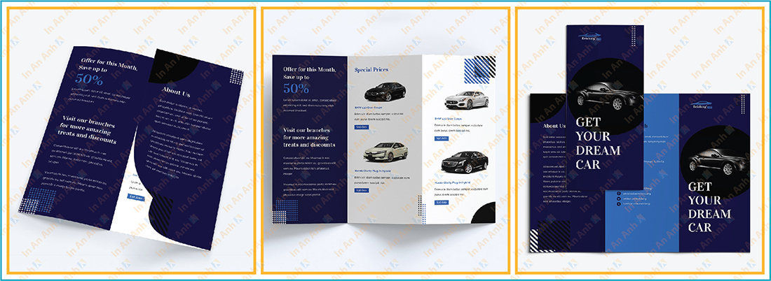 những mẫu brochure quảng cáo xe hơi cao cấp