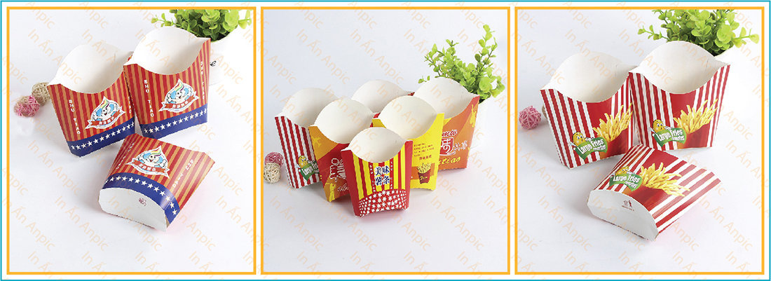 những mẫu hộp khoai tây chiên kfc