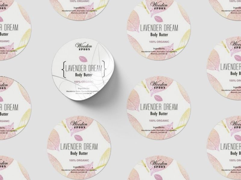 Những mẫu tem kem body đẹp tham khảo 9