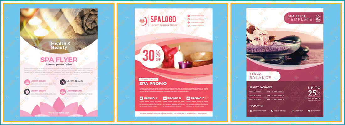 những mẫu tờ rơi spa độc đáo