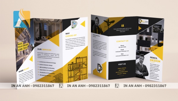 Pamphlet nên có tiêu đề thu hút và ấn tượng để tạo điểm nhấn với khách hàng