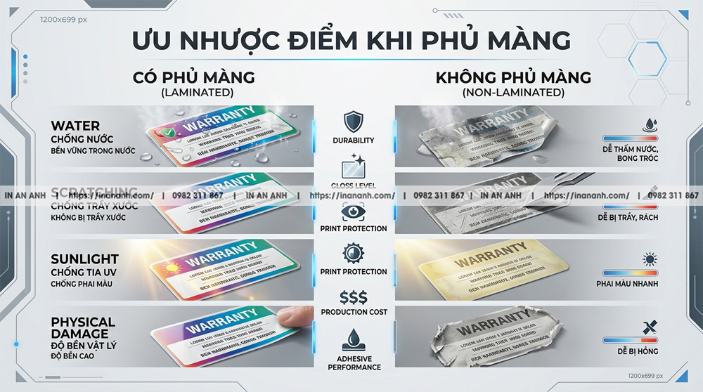 Phân Tích Ưu Điểm Và Nhược Điểm Khi Phủ Màng Bảo Vệ