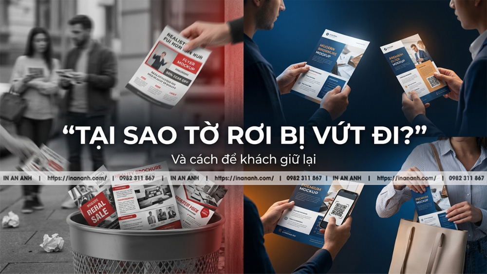 Tại Sao Tờ Rơi Của Bạn Bị Vứt Đi? Và Cách Để Nó Ở Lại Trong Tay Khách