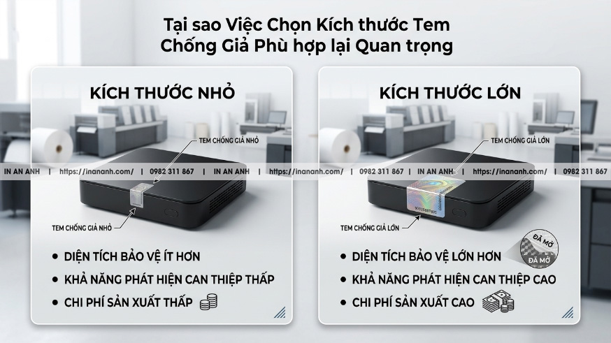 Tại Sao Việc Chọn Kích Thước Tem Vỡ Lại Vô Cùng Quan Trọng