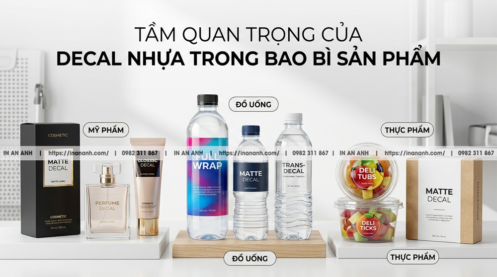 Tầm Quan Trọng Của Việc Sử Dụng Decal Nhựa Cho Bao Bì Sản Phẩm