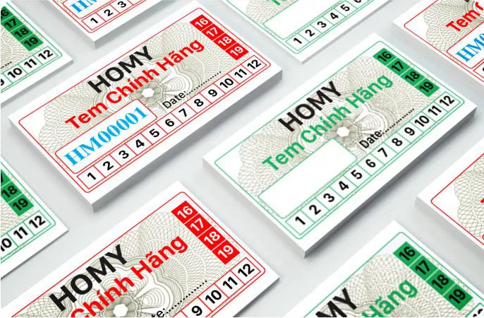 Mẫu tem chính hãng HOMY có thiết kế sắc nét, tích hợp mã số và thông tin bảo hành