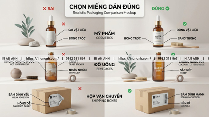 Vì Sao Phân Biệt Đúng Loại Sticker Lại Quan Trọng