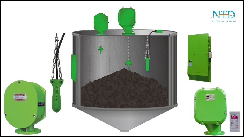 Cảm biến, công tắc đo mức chất rắn của Matsushima được sử dụng phổ biến trong nhiều nhà máy