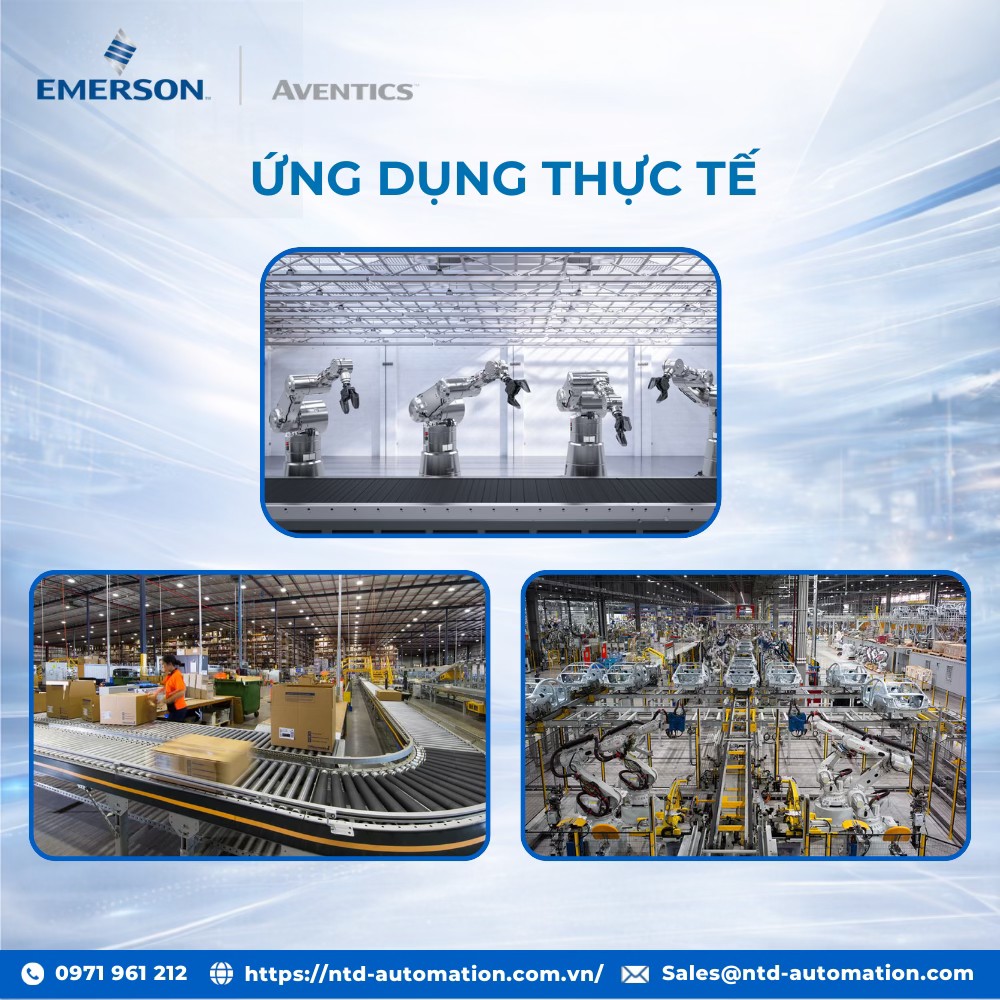 Ứng dụng thực tế của sản phẩm Aventics - Emerson