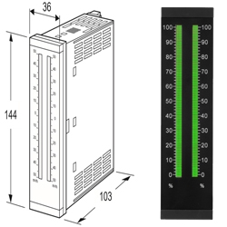 SD10 3-input channels, Bargraph, 4-digit Digital Display, Alarm Output